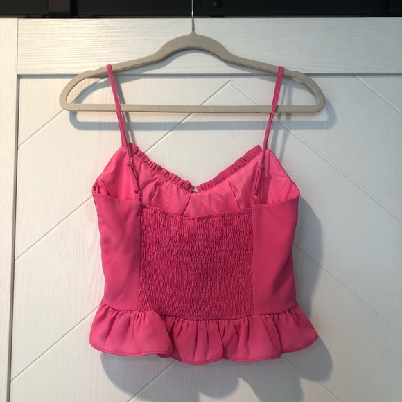 Superdown Ruffle Pink Cami - Picture 2 of 4